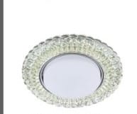 Светильник встраиваемый СВ 03-14 GX53 230В LED подсветка 5 Вт зеркальный/хром TDM