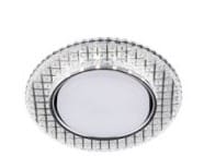 Светильник встраиваемый СВ 03-17 GX53 230В LED подсветка 5 Вт зеркальный/хром TDM