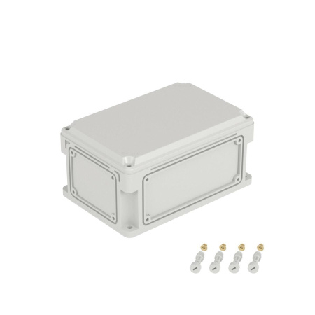 Корпус RAM box без МП 300х200х146 мм, с фланцами, непрозрачн.крышка  h 21 мм, IP66/IP67