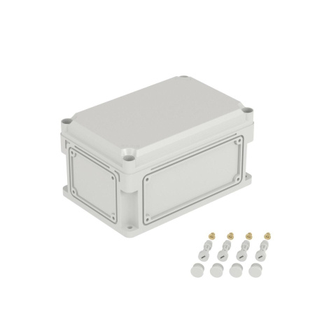 Корпус RAM box без МП 300х200х160 мм, с фланцами, непрозрачн.крышка  h 35 мм, IP66/IP67