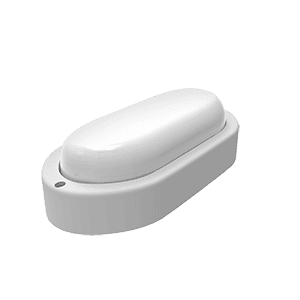 Светильник ЖКХ Gauss LITE овал 12W 980lm 6500K 200-240V IP65 160*90*46мм белый LED 1/40