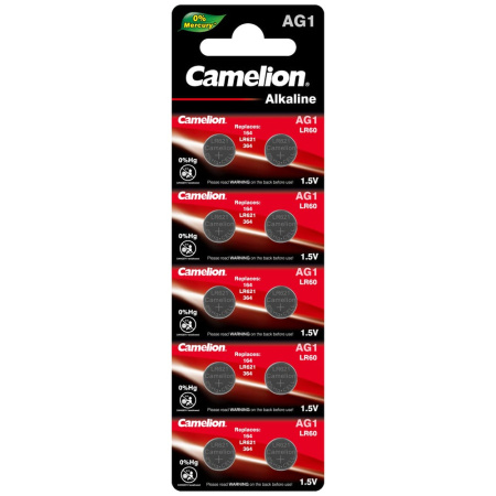 Camelion G 1  BL-10 Mercury Free (AG1-BP10(0%Hg), 364A/LR621/164 батарейка для часов)