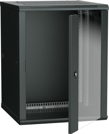 ITK Шкаф LINEA W 15U 600x600 мм дверь стекло, RAL9005