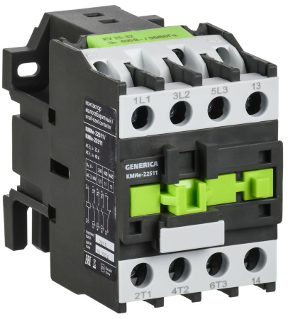 Контактор КМИе-22511 25А 230В/АС3 1НЗ IEK