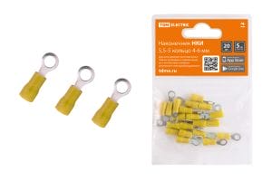 Наконечник НКИ 5,5-5 кольцо 4-6мм (20шт) TDM