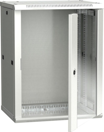 ITK Шкаф LINEA W 15U 600x450 мм дверь стекло, RAL7035
