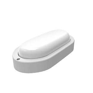 Светильник ЖКХ Gauss LITE овал 15W 1100lm 4000K 200-240V IP65 200*98*46мм белый LED 1/40
