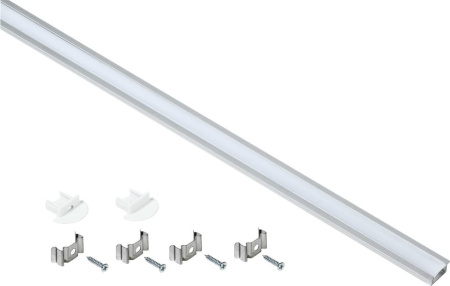 Профиль алюм. для LED ленты 2207 встр. трап. 2м к-т опал IEK